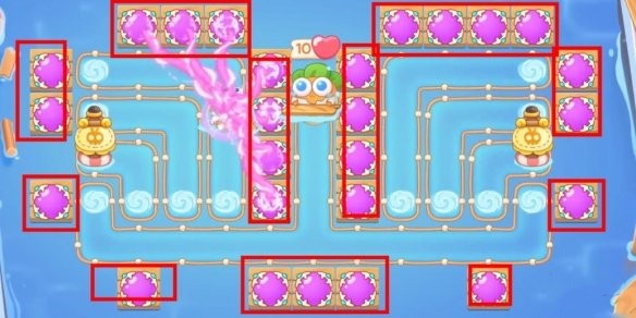 保卫萝卜4暖暖汤泉14关攻略