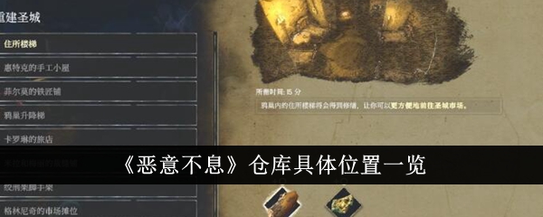 《恶意不息》仓库具体位置一览